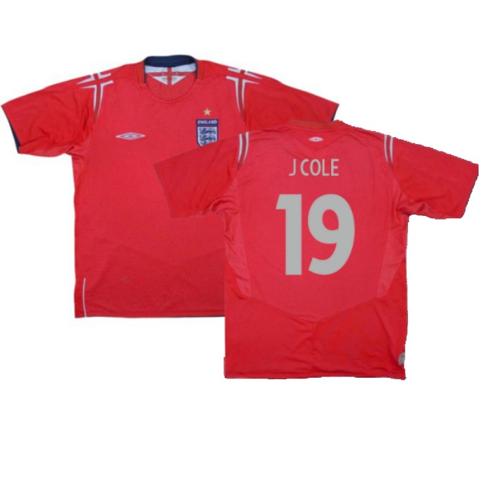 England 2004-06 Away Umbro Shirt (XXL) (Excellent) (J Cole 19)