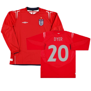 England 2004-2006 Long Sleeve Away Shirt (L) (Excellent) (Dyer 20)_0