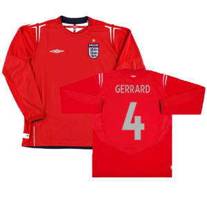 England 2004-2006 Long Sleeve Away Shirt (L) (Excellent) (Gerrard 4)_0