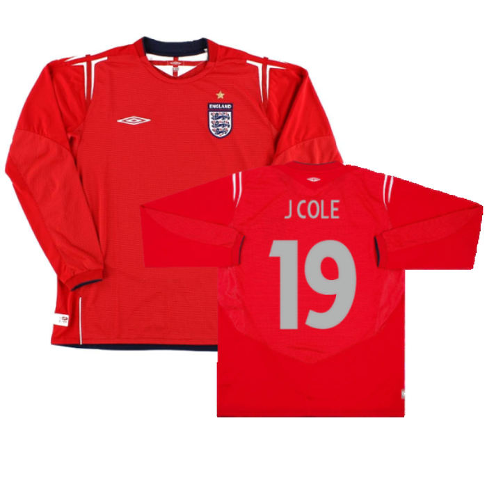 England 2004-2006 Away Shirt (L) (Excellent) (J Cole 19)