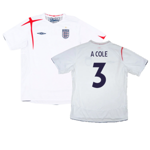 England 2005-07 Home Shirt (L) (Fair) (A COLE 3)_0