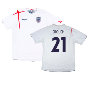 England 2005-07 Home Shirt (L) (Fair) (CROUCH 21)_0