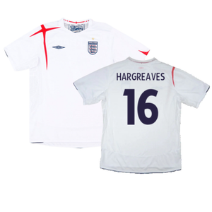 England 2005-07 Home Shirt (XXL) (Excellent) (HARGREAVES 16)_0