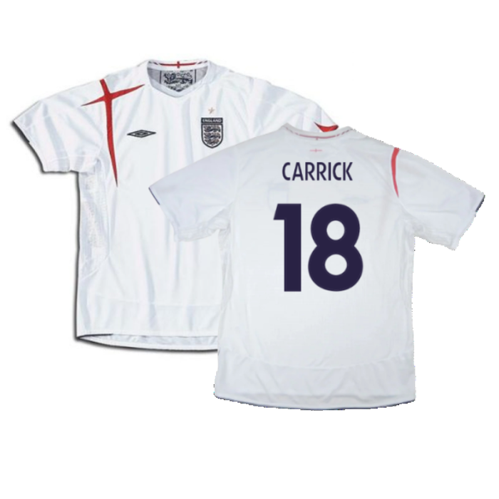 England 2005-2007 Home Shirt (L) (Very Good) (CARRICK 18)