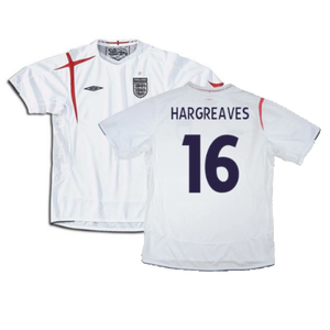 England 2005-2007 Home Shirt (XL) (Excellent) (HARGREAVES 16)_0