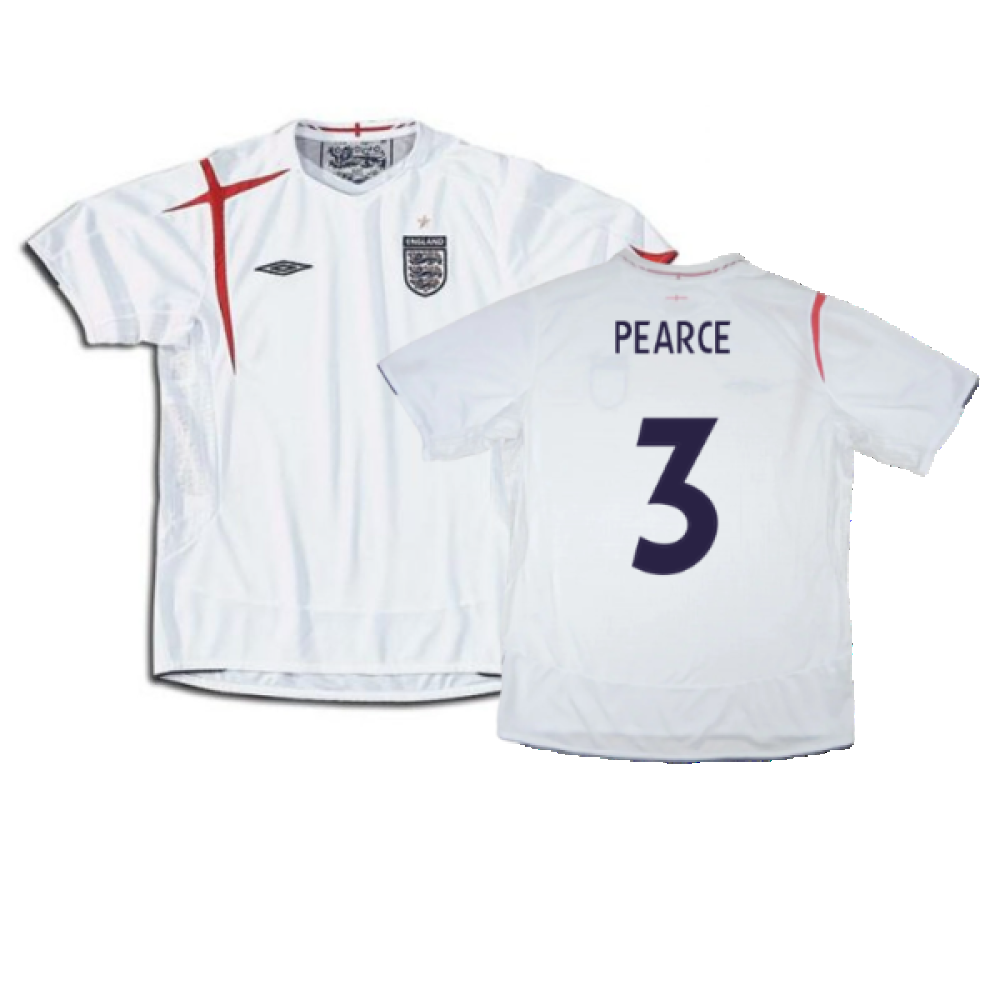 England 2005-2007 Home Shirt (XL) (Excellent) (PEARCE 3)_0