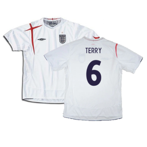 England 2005-2007 Home Shirt (XL) (Excellent) (TERRY 6)_0