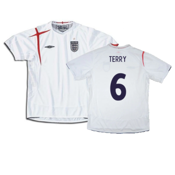 England 2005-2007 Home Shirt (XL) (Good) (TERRY 6)