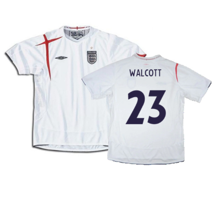 England 2005-2007 Home Shirt  (XL) (Excellent) (WALCOTT 23)