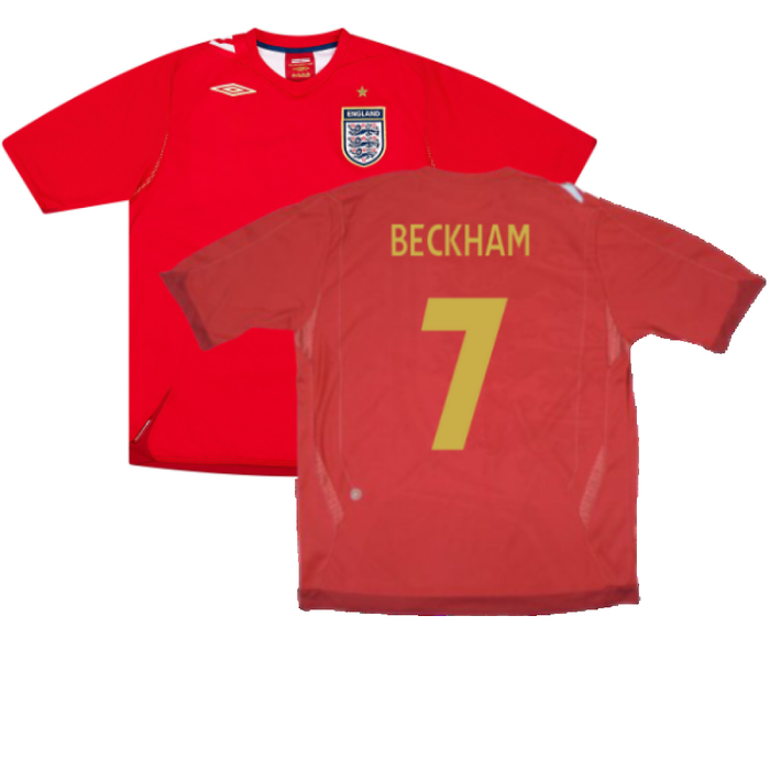England 2006-08 Away (XL) (Excellent) (BECKHAM 7)