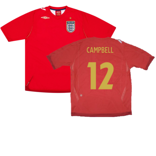 England 2006-08 Away Shirt (XL) (Good) (CAMPBELL 12)_0