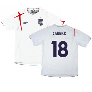 England 2006-08 Home Shirt (XL) (Excellent) (CARRICK 18)_0