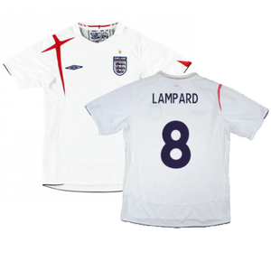 England 2006-08 Home Shirt (XL) (Excellent) (LAMPARD 8)_0