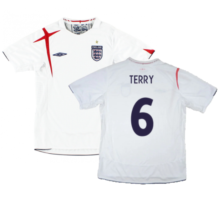 England 2006-08 Home Shirt (XL) (Excellent) (TERRY 6)