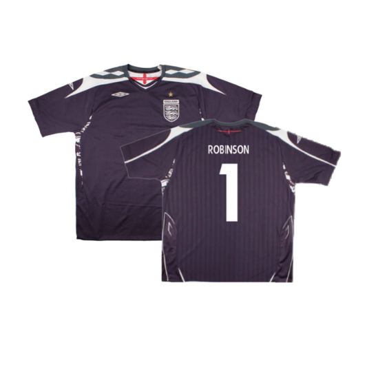 England 2007-08 GK Shirt (XL) (Excellent) (Robinson 1)_0