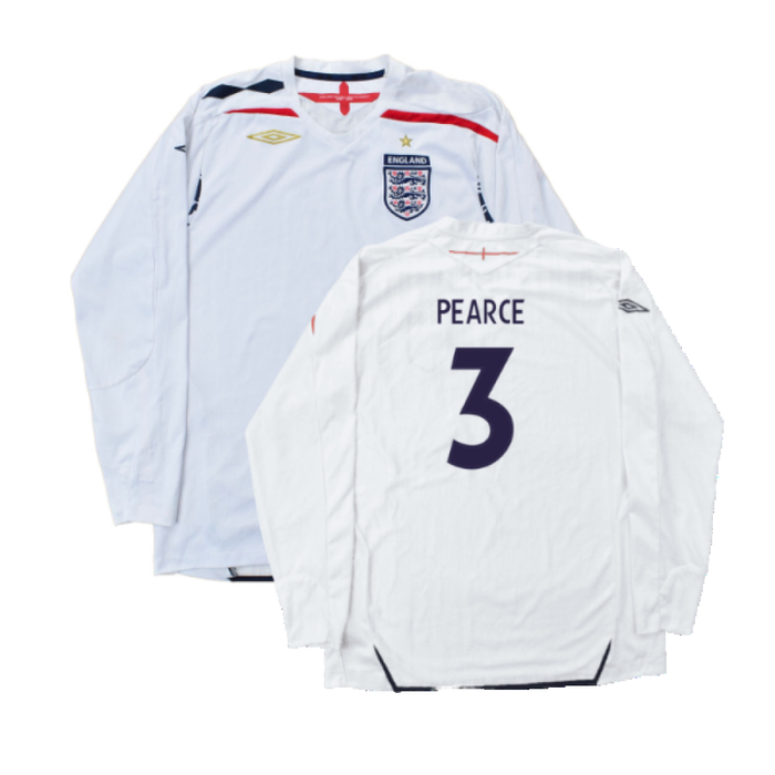 England 2007-09 Home L/S (L) (Good) (PEARCE 3)