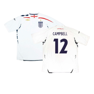 England 2007-09 Home Shirt (Excellent) (CAMPBELL 12)_0