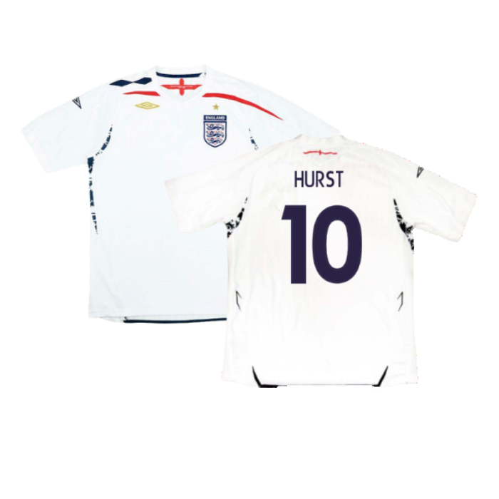 England 2007-09 Home Shirt (L) (BNWT) (HURST 10)