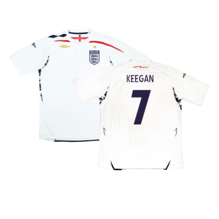 England 2007-09 Home Shirt (XL) (Excellent) (KEEGAN 7)