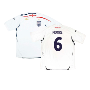 England 2007-09 Home Shirt (L) (BNWT) (MOORE 6)_0