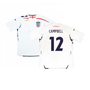 England 2007-2009 Home Shirt (L) (Excellent) (CAMPBELL 12)_0