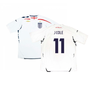 England 2007-09 Home Shirt (Very Good) (J COLE 11)_0