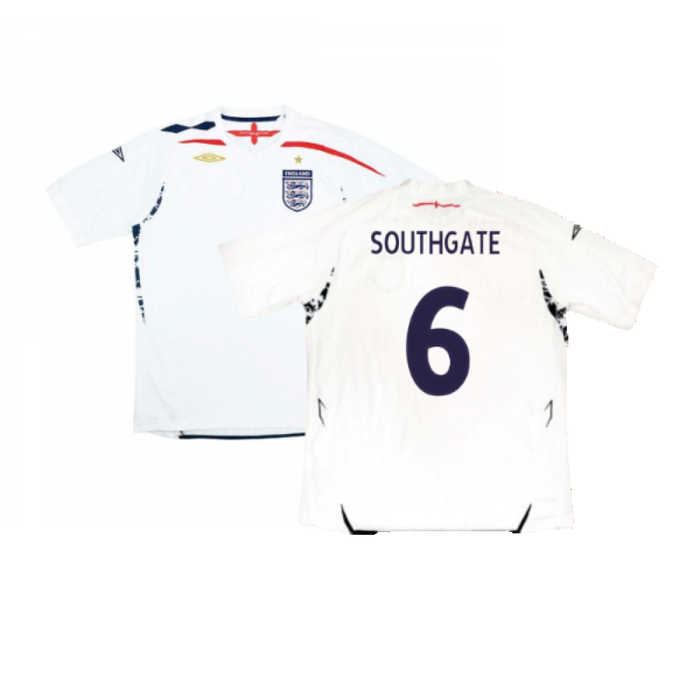 England 2007-2009 Home Shirt (L) (Excellent) (SOUTHGATE 6)