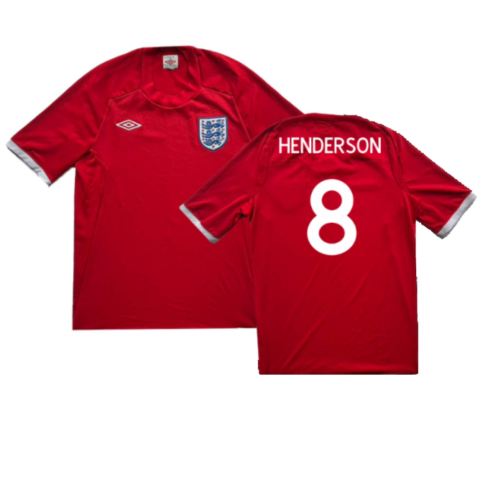 England 2009-10 Away Shirt (M) (Excellent) (HENDERSON 8)