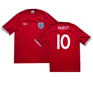 England 2009-10 Away Shirt (XL) (Excellent) (HURST 10)_0