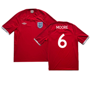 England 2009-10 Away Shirt (M) (Excellent) (Moore 6)_0