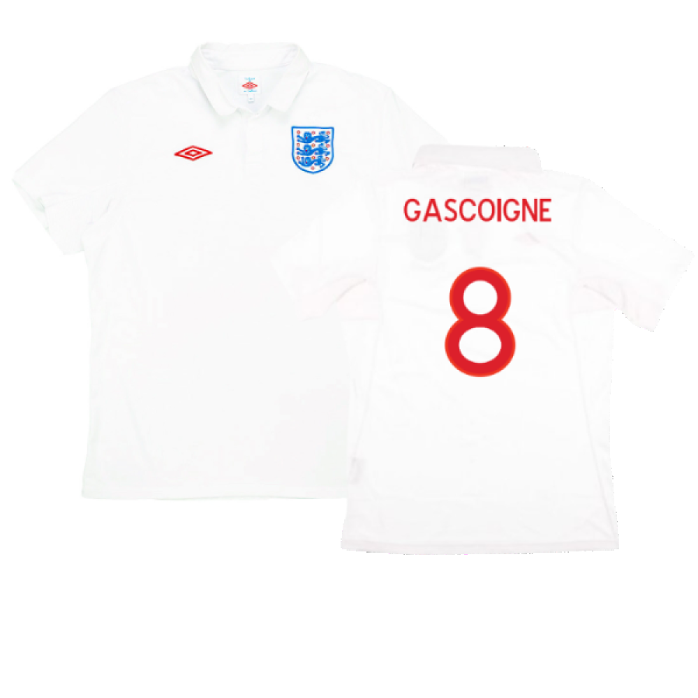 England 2009-10 Home (L) (Excellent) (Gascoigne 8)_0