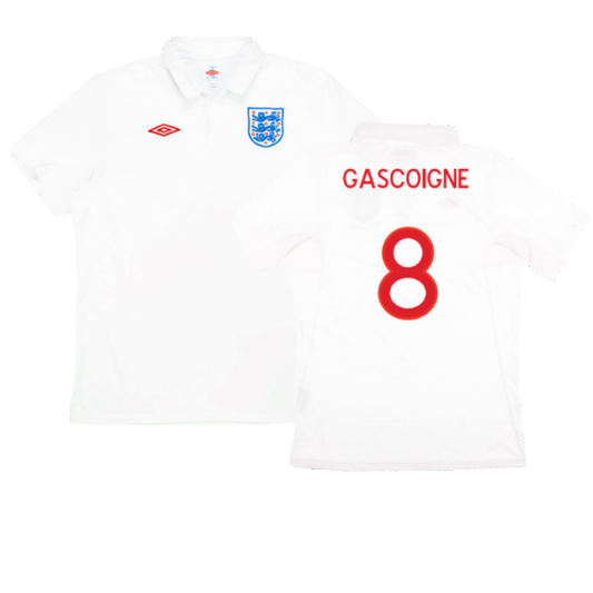 England 2009-10 Home (L) (Excellent) (Gascoigne 8)_0