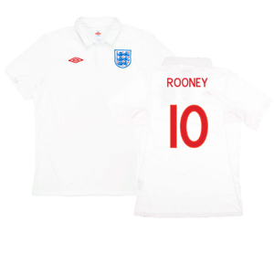 England 2009-10 Home (S) (Good) (ROONEY 10)_0