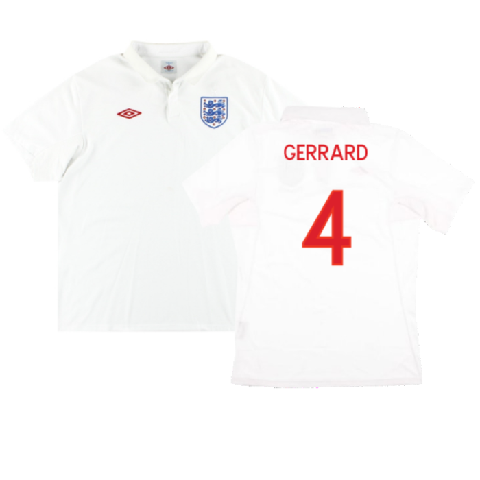 England 2009-10 Home Shirt (XL) Lampard #8 (Excellent) (GERRARD 4)