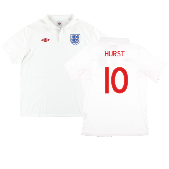 England 2009-10 Home Shirt (M) (Very Good) (HURST 10)