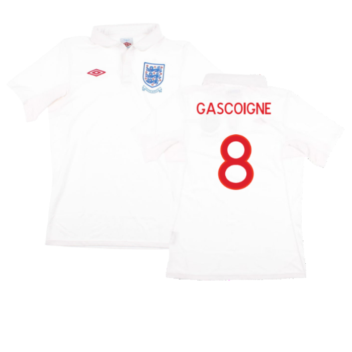 England 2009-10 Home Shirt (With South Africa Badge Detail) (Medium Boy) (Very Good) (Gascoigne 8)