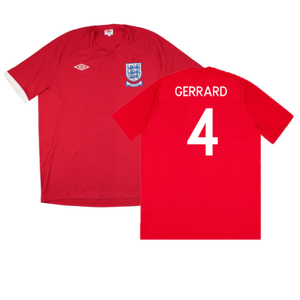 England 2010-11 Away Shirt (South Africa Badge Detail) (XL) (Very Good) (GERRARD 4)_0