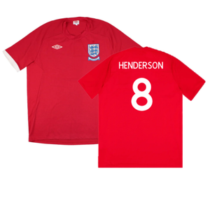 England 2010-11 Away Shirt (South Africa Badge Detail) (XL) (Very Good) (HENDERSON 8)_0