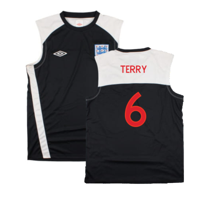 England 2010-11 Umbro Training Vest (L) (Excellent) (TERRY 6)
