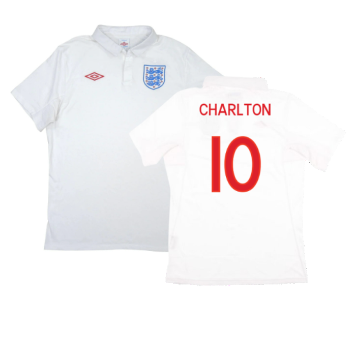 England 2010-12 Home Shirt (L) (Excellent) (Charlton 10)