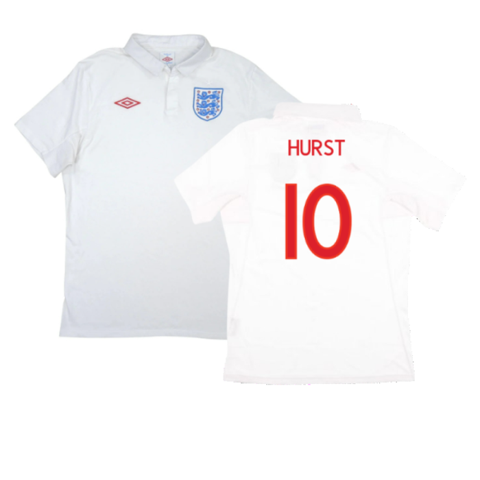 England 2010-12 Home Shirt (L) (Excellent) (HURST 10)