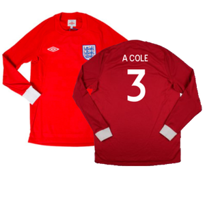 England 2010-2011 Away L/S Shirt (L) (Excellent) (A COLE 3)_0