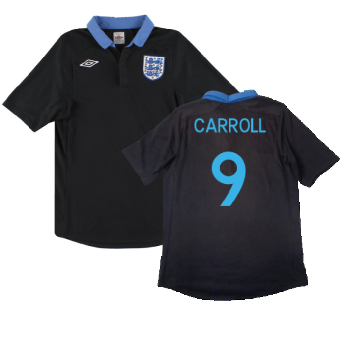 England 2011-12 Away Shirt (M) (Excellent) (Carroll 9)