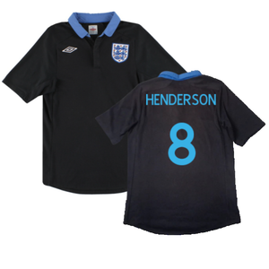 England 2011-12 Away Shirt (L) (Good) (Henderson 8)_0