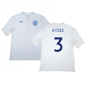 England 2011-12 Home Shirt (M) (Excellent) (A COLE 3)_0