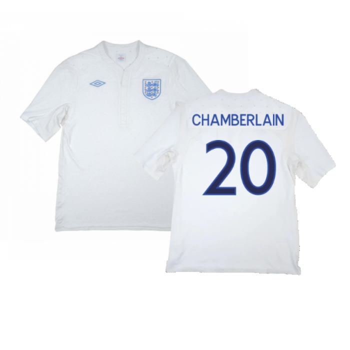 England 2009-10 Home Shirt (2XL) (Good) (Chamberlain 20)