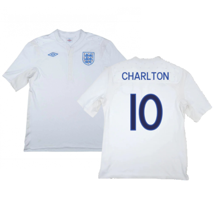 England 2011-12 Home Shirt (XL) (Good) (Charlton 10)