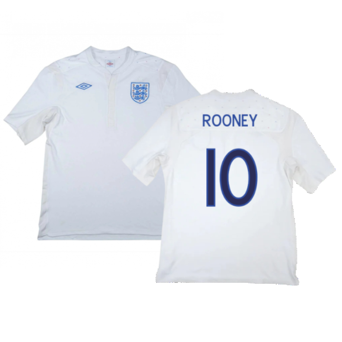 England 2011-12 Home Shirt (XL) (Fair) (ROONEY 10)