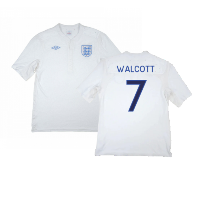 England 2009-10 Home Shirt (Excellent) (Walcott 7)