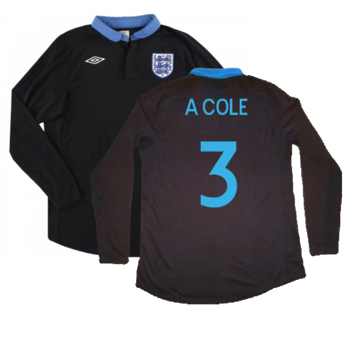 England 2011-2012 Long sleeve Away Shirt (XL) (Excellent) (A Cole 3)